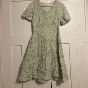 One loved Babe green dress (M)